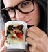 3dRose "Halloween Greetings" Two Tone Black Mug, 11 oz, Multicolor, Cat, Girl, Costume, Trick or Treat, Witch