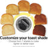 Hamilton Beach Extra Long Slot 2 Slice Toaster - Browning Control, Bagel Function, Modern Slim Design, Black