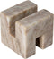 Creative Co-Op Contemporary Marble Cookbook Stand, Beige