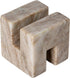Creative Co-Op Contemporary Marble Cookbook Stand, Beige