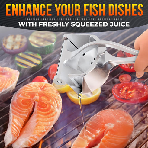 20 oz Hand Juicer Squeezer with Ergonomic Heavy Duty Handle Bowl Aluminum Lemon Juicer with Pour Spout for Mess-Free