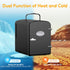 HealSmart Portable Mini Fridge, 6 Liter 9 Can Cooler and Warmer Compact Refrigerators with Observation Window,