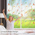Coavas Non-Adhesive Privacy Window Film, Translucent Bird Decorative Glass Film, Static Cling for Home Office (17.5 x