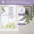 4 GiftAmaz Crystal Suncatcher Wind Chimes with Tuned Tubes, Hanging Prism Rainbow Maker Chandelier Crystal Pendant Wind