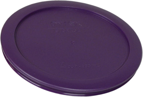 Pyrex 7201-PC Round 4 Cup Storage Lid for Glass Bowls (4, Purple)