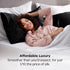 Bedsure Satin Pillowcase for Hair and Skin - Black Silky Pillowcase 2 Pack, 20x30 Inches, Gifts for Women Men