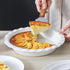 MALACASA 9 Inch Ceramic Pie Pan for Baking, 40 OZ Round Pie Dish, Non Stick Deep Dish for Quiche, Apple Pies