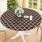 Smiry Round Picnic Tablecloth, Waterproof Elastic Fitted Table Covers for 36" -