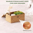 Nonam Set 3, Storage Basket with Lid, Natural Seagrass Bin with Lid of Shelf Baskets Multipurpose Container for Boho