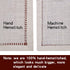 Grelucgo Handmade Hemstitched Natural Rectangle White Lace Table Runners - 14x36 inch