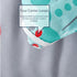 Set Sets 3 RYNGHIPY Dinosaur Kids Comforter Cartoon Dinosaur Bedding for Boys Pieces Full Microfiber Comforter