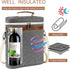 3 Bottle Insulated Wine Tote Carrier Bag - Portable Travel Padded Wine Cooler with Corkscrew Opener
