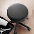 2-Pack 13-1/2 Inch Saloniture Round Stool Seat Cover, Waterproof Slipcover for Swivel Chair or Barstool - Black