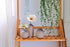 ComSaf Small Ceramic Flower Bud Vases Set of 3, Modern Design, Metallic Gradually Varied Brown Color