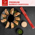 Soeos Disposable Chopsticks, Approx. 100 Sets, Individually Wrapped Wooden Chopsticks for Sushi & Asian Dishes