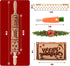 17" Premium Wood Rolling Pin with Nativity Embossed Designs, 3mm Deep Springerle Cookie Molds for Baking Gifts