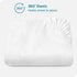 Bare Home Full Extra Long Mattress Protector - Premium 100% Waterproof, Cooling, Vinyl Free (Full XL, White)