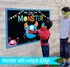MISS FANTASY Halloween Games for Kids Party, Pin The Eye on The Monster Activities for Family & School