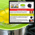 PureGenius Boil Over Spill Stopper Lid Cover, 10.2 inch (Green) Kitchen Tool for Pots Pans Lid Boil Over Prevention