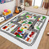 5x7ft Kids Town Road Play Rug - Car Playmat, Kids Rugs for