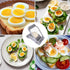 Egg Slicer for Hard Boiled Eggs Egg Cutter Strawberry Slicer Heavy Duty Aluminium Tomato Slicer Stainless Steel Wire