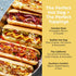 Nostalgia Retro Hot Dog and Bun Toaster with Mini Tongs, 2 Slot Cooker for Chicken, Turkey, Veggie Links, Red