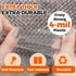Heavy Duty Rug Storage Bag - Waterproof Plastic Cover for Rolled Carpet Up to 6 x 9 Feet, 4 Mil Thick - 1 Clear Bag, 92