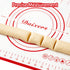 Daixers Set 2,Extra 31.5" 24" 16" 12" Silicone Baking Mats of Large x Small x Non Stick Non Skid Pastry-Mat