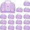 Hsei 16 Pcs Girls Jelly Purse Bags Easter Basket Reusable Jelly Beach Bag