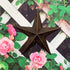 rainbow handcrafts Rustic Metal 3D Barn Star - Patriotic Wall Decoration for July 4th Americana Outdoor Decor