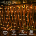 BYIZO 72 160 Crystal Globe & Star String Lights Plug in - FT LED Star Fairy String Lights with Remote Control Timer