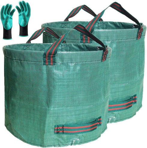 Professional 2-Pack 106 Gallon Large Lawn Garden Bags (D31,H31 inch) Yard Waste