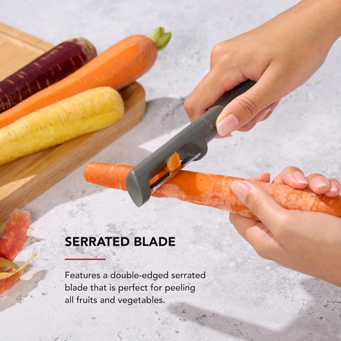 KitchenAid Double-Edged Vegetable Peeler - Ideal for Soft-Skinned Fruits