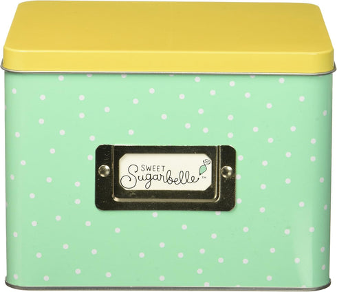 Sweet Sugarbelle Recipe Card Tin by American Crafts in Light Green
