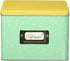 Sweet Sugarbelle Recipe Card Tin by American Crafts in Light Green