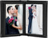 Neil Enterprises Inc. Black Leather Self-Stick Photo Album, 2.5" x 3.5", Holds 10 Photos