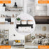 Paper Towel Holder Wall Mount for Kitchen, Self-Adhesive Paper Towel Holder with Shelf for Bathroom, Anti-Rust