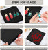 Sanwuta 8 Pcs Anti Tarnish Silver Storage Bags, Jewelry Protector Pouches (Black, 5.9 x 5.9 Inch)