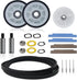 Dryer Repair Kit for Maytag Neptune 3000 Series: Drum Rollers, Belt, Idler Pulley, 12001541, 303373K, W10116741