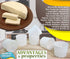6 1.85QT PetriStor Pcs Soft Cheese Mold for Cheese Making - Cheese Making Mold - Cream Cheese Form Mold - Homemade
