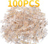 100 Pieces Clear Plastic Utility Paper Clips, Photo Paper Peg Pin, Clothes Line Clips, Craft Clips, 3.5 x 0.5cm x 0.7cm