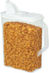 8 Buddeez Bulk Food Storage Container - Quart All Purpose Clear & Large Pantry and Kitchen Organization and Storage