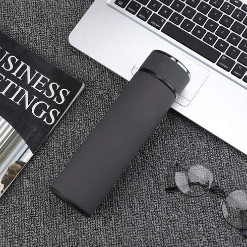 Fdit Stainless Steel Vacuum Water Bottle, Tea Coffee Leak Proof Car Office Cups (Grey)