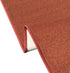 Kapaqua Custom Length Solid Color Runner Rug, Non-Slip Rubber Backing for Hallway, Stair, Kitchen, Living Room, Burnt