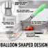 Zulay Kitchen 12 Inch Stainless Steel Balloon Whisk, Heavy Duty Wire Whisk with Non-Slip Silicone Handle for Blending