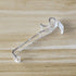 Valance Clips 6pcs Clear Plastic Hidden Clip for 3'' Window Blinds, Valance Retainer Holder