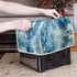 ZDCUSTOM Blue Marble Toaster Cover, Quilted 4 Slice Dustproof Appliance Protector for Kitchen