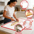 Daixers Set 2,Large 24" 16" 16" 12" Silicone Baking Mats of x Small x Non Stick Non Skid Pastry-Mat with Measurements