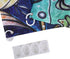 LIVILAN Mermaid Shower Curtain Set - Jellyfish Fabric Bathroom Curtains with Hooks, Washable 72x72 Inches