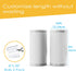 Houseables Vacuum Sealer Bags, Sous Vide Rolls, Large 8 Inch x 50 Ft, Airtight Vacuum Saver, Microwave Safe